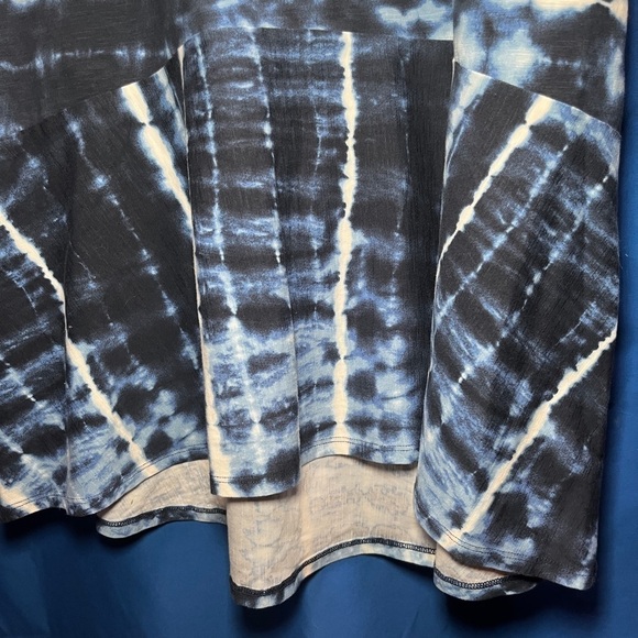 🎁 NWT ELLA MOSS Juniors Navy Tie Dye Sylvia Midi Hi Low Sleeveless dress… - Picture 10 of 13